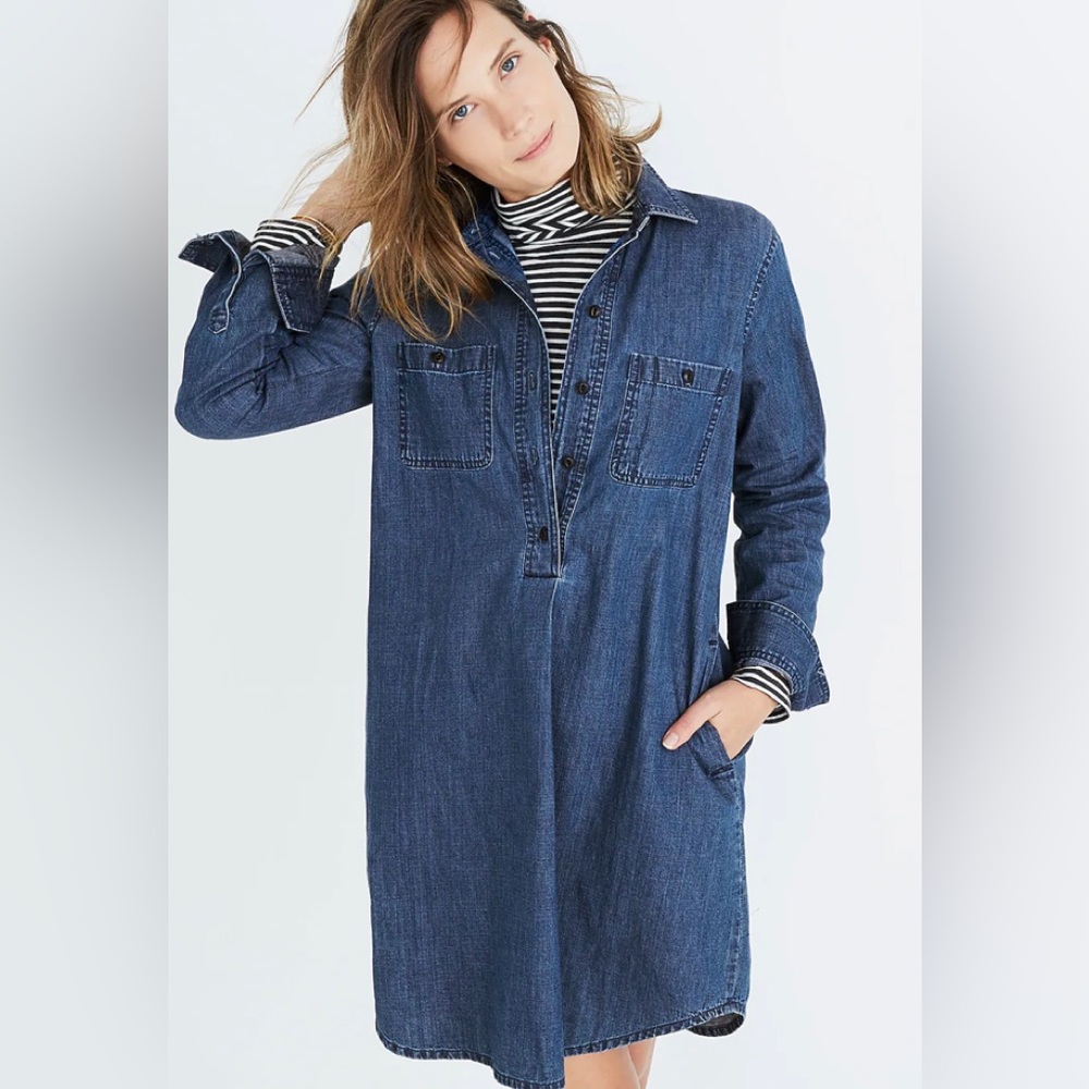 Madewell denim shirtdress